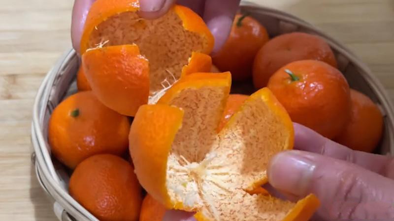刚剥的橘子皮能泡水吗？