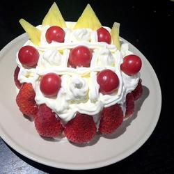 王冠水果蛋糕