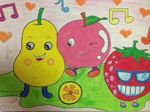 幼儿水果绘画图片大全